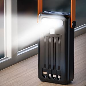 Lámpara Multifuncional para Tienda de Campaña con Banco de Carga de Alta Capacidad de Cuatro Cables y 60000 mAh, Fuente de Alimentación Móvil para Exteriores - Product Image 5