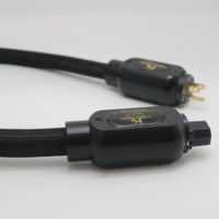 Connecteur IEC AC en cuivre pur plaqué or, de qualité audio HiFi, pour câble d'alimentation audiophile (prise US/EU)