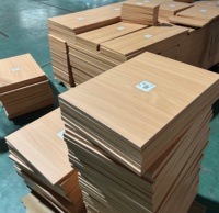 Lembaran Kayu Lapis Melamin Poplar 4x8 Grade Kabinet (12/15/18/21/28mm) Desain Modern untuk Furnitur Kabinet Villa