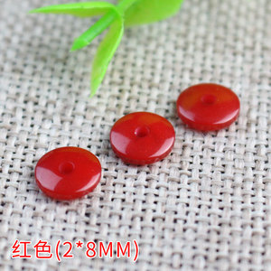 แผ่นเรซิ่นทรงกลมขนาด 2.8 มม. สำหรับทำสร้อยข้อมือลูกปัดแบบ DIY วัสดุพลาสติกเลียนแบบงาช้างและอำพัน - Product Image 4