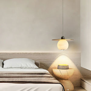 Lámpara Colgante Minimalista para Isla de Cocina, Comedor, Hotel, Latón y Alabastro de Alta Calidad, Nueva Lámpara Colgante Heliosu Cord de Alabastro - Product Image 2