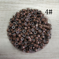 Großhandels preis Silikon Kupfer Perlen 1000 Stück Micro Links Ring Haar zubehör Schlösser für I-Tip/ Nano/Micro Ring/Schuss