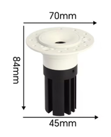 Downlight LED Empotrable sin Marco de 45mm, Aluminio, 5W 8W, Alto CRI Ra90, Foco de Techo Empotrado para Iluminación Interior