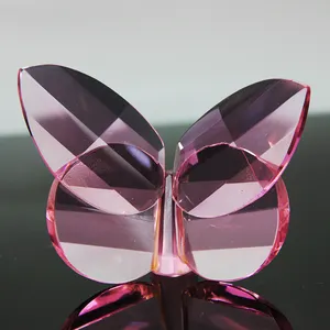Di alta qualità vari colori elegante farfalla di cristallo per i regali di Nozze