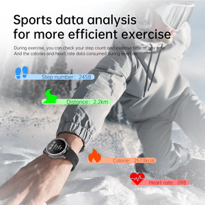 Smartwatch GPS Ultra con Chiamata BT, Schermo Rotondo <span class=keywords><strong>da</strong></span> <span class=keywords><strong>1</strong></span>,53 Pollici, Bussola, Promemoria Messaggi, Orologio Intelligente per Sport all'Aperto per Uomini - Product Image 5