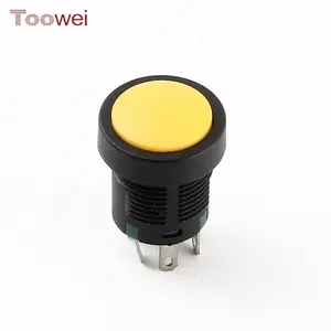 TOOWEI 16mm ip67 방수 켜기 6 핀 2NO 2NC 래칭 푸시 버튼 스위치