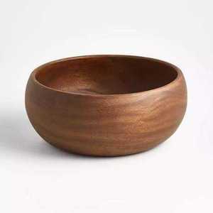 Acacia <b>Wood</b> Eco-Friendly Biodegradable Serving <b>Bowls</b> Round for Salads <b>Fruits</b> Food Snacks Handmade Modern Home Party Restaurants - Product Image 3