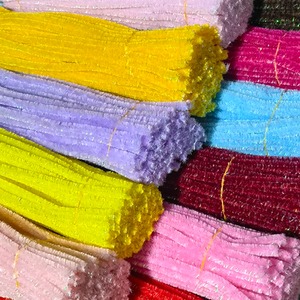 Limpiadores de pipas borrosos de colores personalizados de fábrica de 6mm x 30cm y 6mm x 15cm, limpiadores de pipas artesanales de tallos de chenilla y limpiadores de pipas - Product Image 6