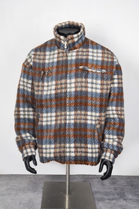 Giacca Invernale a Quadri in Flanella di Alta Qualità per <span class=keywords><strong>Uomo</strong></span>, Moda Americana Streetwear, Giacche <span class=keywords><strong>Oversize</strong></span> in Cotone Stile Thug Club - Product Image 2