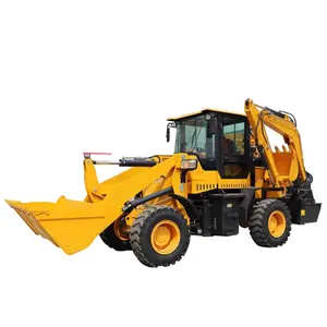 Bo Jun Backhoe Loader Mini penjualan laris di Cina Mini kompak ujung depan roda pemuat Assy untuk Backhoe