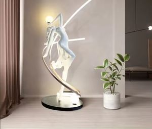 Nouveau style de salon décoratif de haute qualité design corps humain hôtel créatif lampadaire moderne - Product Image 1
