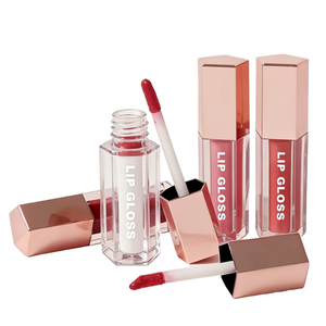 Vegan Mineral <b>Sunscreen</b> Lip Gloss Cruelty-Free Waterproof Shiny Transparent High Pigment Glossy Long Lasting Liquid Lip Makeup - Product Image 1