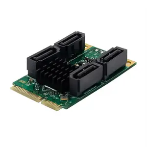 MINI PCI-E 4 port SATA3.0 genişleme kartı masaüstü İçin