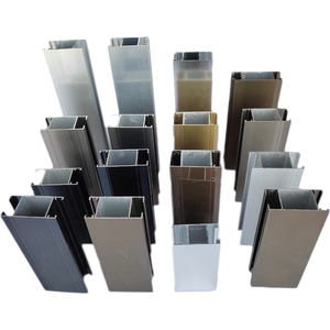 Profils de Sections en aluminium de <span class=keywords><strong>Fram</strong></span> de fenêtre de porte enduite de poudre de matériaux de construction de construction - Product Image 5