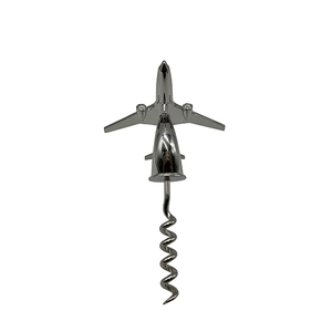 Rượu Vang Corkscrew Máy Bay Hình Dạng Kẽm Hợp Kim Rượu Vang Đỏ Nút Chai Vít Cho Thanh Helper Công Cụ Đám Cưới Đảng Cho Nhà Thanh Câu Lạc Bộ Bạc - Product Image 5