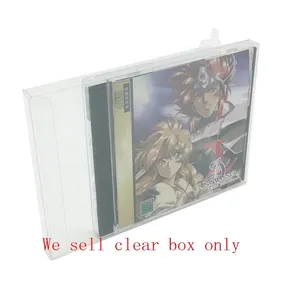 Boîte transparente pour cartouche de jeu <span class=keywords><strong>SEGA</strong></span> Dreamcast pour <span class=keywords><strong>SATURN</strong></span> pour DC SS 1CD, collection de cartouches de jeu, boîte de rangement, boîte de protection en PET - Product Image 1