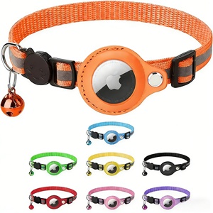 Collar Ecológico para Gatos con Tira Reflectante, Campana y Hebilla <span class=keywords><strong>de</strong></span> Seguridad Ajustable, Patrones Personalizables - Product Image 1