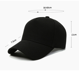 Cappellino da Baseball JX all'Ingrosso, Tinta Unita, Struttura a 6 Pannelli, Regolabile, Sportivo, con Visiera per Uomo - Product Image 2