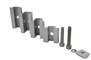 Morsetto Centrale Solare in Alluminio da 30mm, Accessorio per Sistema di Montaggio Fotovoltaico con Staffa di Fissaggio PV - Product Image 5