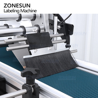 Machine d'étiquetage automatique ZONESUN ZS-TB150P2 pour sachets debout, doypack, sac en mylar, autocollant adhésif, surface plane