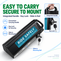 Baterai E-Bike 36V 48V Custom yang Dapat Dilepas, Paket Baterai Lithium 18650 untuk Penggantian Rangka Sepeda Listrik dengan Pengisi Daya BMS