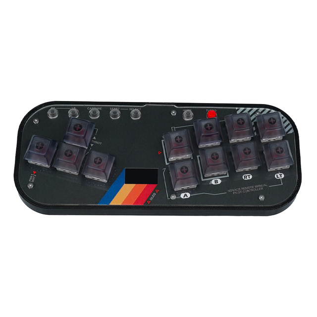Mini Hitbox Flatbox WASD SOCD Fighting Stick SallyBox LED Light Controller Game Controller for PC/PS3/PS4/Switch