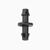 Raccord rapide en plastique à double barbelure de 7 mm pour irrigation goutte à goutte en serre, accessoire de jardinage et d'arrosage de pelouse