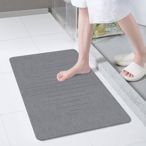 Absorbent Bath Facet High Quality Machine Made Eco-Friendly Quick-Dry <b>Large</b> Fast Drying Diatomite Bathroom <b>Mat</b> for Bathrooms - Product Image 1