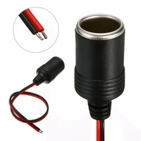 Encendedor de cigarrillos de coche de 12 V/24 V CC, adaptador de enchufe hembra, adaptador de Cable de encendedor de cigarrillos hembra