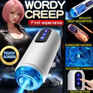 Coupe de masturbation masculine télescopique rotative chauffante avec voix féminine, machine sexuelle pour hommes, jouet pour adultes, masturbation vaginale - Product Image 5