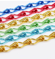 Rideau en maille tissée en acier inoxydable anodisé coloré, ultra-léger, pliable, décoratif, pour suspension, découpe et pliage de métal