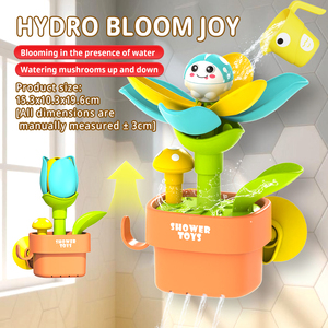 Abeien Jouet de <span class=keywords><strong>bain</strong></span> pour bébé et enfants, d'été, avec <span class=keywords><strong>ventouse</strong></span>, en forme de fleurs en pot de dessin animé mignonnes, avec fonction d'arrosage et de <span class=keywords><strong>jeu</strong></span> de douche - Product Image 3
