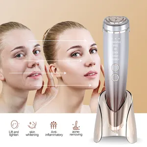 Skin Care Tools Hot & Cold Rf Ems Led Radio Frequency Tightening Machine Skin Care Galvanic Facial Massager