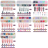 3D Fleur Nail Art Résine 5D Fleur Nail Art Charmes Kawai Nail Art Fleur pour DIY Manucure