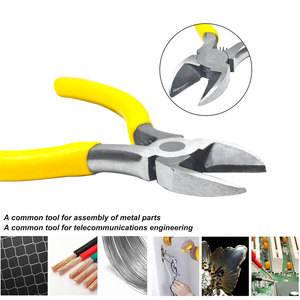 Juego de Alicates de Acero al Carbono para Cortar Alambre, Alicates de Punta Fina, Moldeados en Plástico para Crimpar, Personalizables OEM, Mini Herramientas para Hacer Joyería DIY - Product Image 3