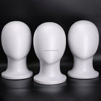 Nouvelle Conception Tête de Mannequin en Polystyrène Sans Visage pour Pratique de Coiffure, Beauté des Cheveux, Maquillage, Coloration DIY, Moules de Tête