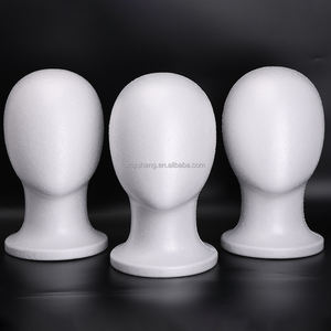 Un nuevo diseño <span class=keywords><strong>sin</strong></span> <span class=keywords><strong>cara</strong></span>, cabeza de Maniquí de espuma de poliestireno, práctica, maquillaje de belleza para el cabello, moldes para colorear DIY - Product Image 4