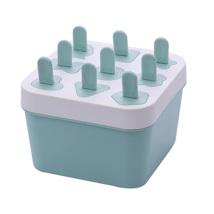 Ice Cream Molds Popsicle Maker 8 Cavities PP Material Dishwasher Safe For Homemade Ice Cream Summer 2022 Nordic <b>Pink</b> Green - Product Image 5