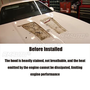 4 Piezas para Chevrolet Camaro Z28 IROC-Z IROC 1985-1990, Rejillas de Ventilación para Capó, Extractor de Calor Funcional - Product Image 5