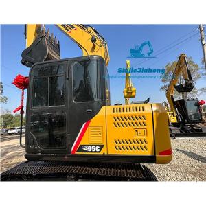 Promotion : Excavatrice sur chenilles Sany SY95, 9 tonnes, état quasi neuf (99%), avec moteur Yanmar, boîte de vitesses, vérins hydrauliques Hengli et pompe hydraulique Kawasaki. - Product Image 1