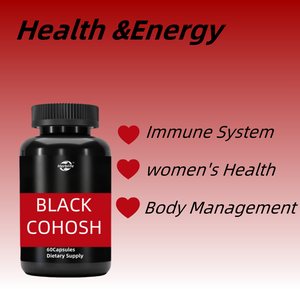 OEM/ODM siyah Cohosh kök ekstresi kapsül menopoz kadın hormonu denge takviyesi kadınlar siyah Cohosh kapsüller - Product Image 2