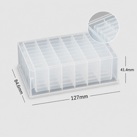 Plaques de prélèvement profondes 24, 48, 96 puits en PP de qualité médicale, fabriquées en salle blanche, autoclavables, haute planité, pour scellage de films, marque privée