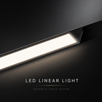 Kit d'éclairage intelligent RGB à rail magnétique modulaire, grille linéaire, dimmable, compatible Matter et Alexa, pour projets hôteliers, commerciaux et de bureaux