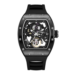Sports Men's Watch CHANCE Luxury Fashion Fully <b>Automatic</b> Mechanical Watches Men Unique Design Waterproof Tape Watch <b>Wristwatch</b> - Product Image 4