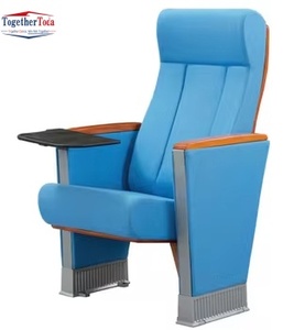Asientos de Auditorio de Diseño Único con Tela Resistente para Fábricas, Escuelas y Teatros, Muebles de Hierro de Estilo Moderno - Product Image 2