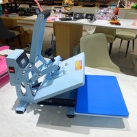 Presse à chaud manuelle plate haute pression 38*38cm pour T-shirts, avec 110V/220V et garantie 1 an