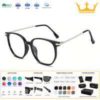 Lunettes optiques en plastique de qualité supérieure unisexes, style rétro, légères, multicolores, montures optiques avec verres correcteurs pour les professionnels