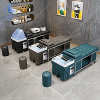 2025 Massage électrique shampooing chaise lit et bol cheveux lavage chaise Salon chaise meubles
