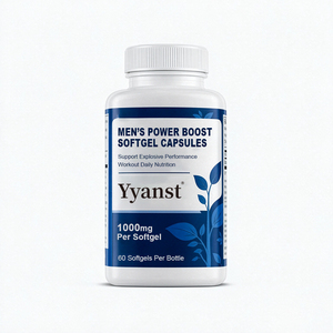 Cápsulas de Gel Suave Power Boost para Hombre, 1000 mg, 60 Unidades, Suplemento Energético para el Cuidado de la Salud, Fórmula Nutricional Diaria para Entrenamiento, Vegetariano para Adultos - Product Image 1