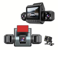 Mini le nouveau tableau de bord à 360 degrés Cam1080P Vision nocturne infrarouge quatre enregistrement enregistreur de voiture voiture DVR 2 pouces écran surveillance du stationnement